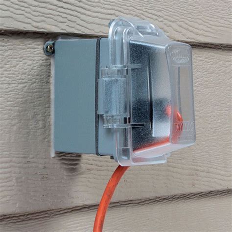 electric outside box|exterior electrical receptacle boxes.